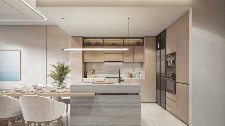Render_Arka_1 Bedroom_Kitchen