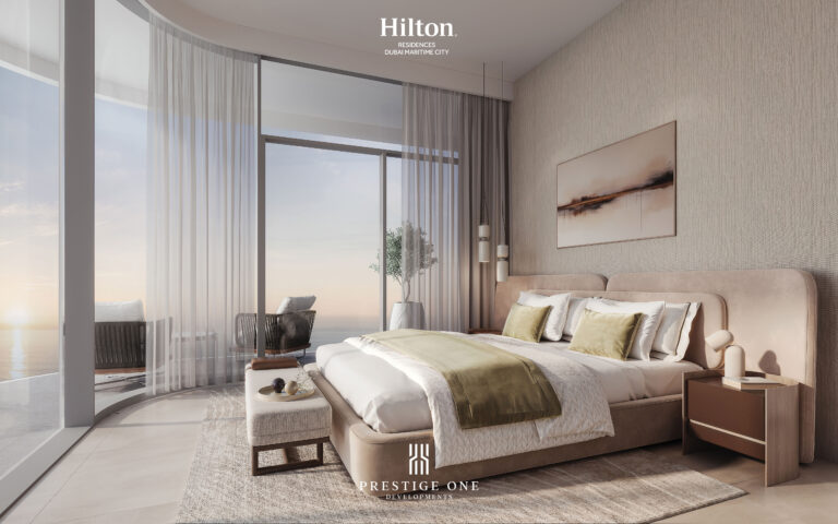 3BED_Master-Bedroom- Hilton Residences DMC
