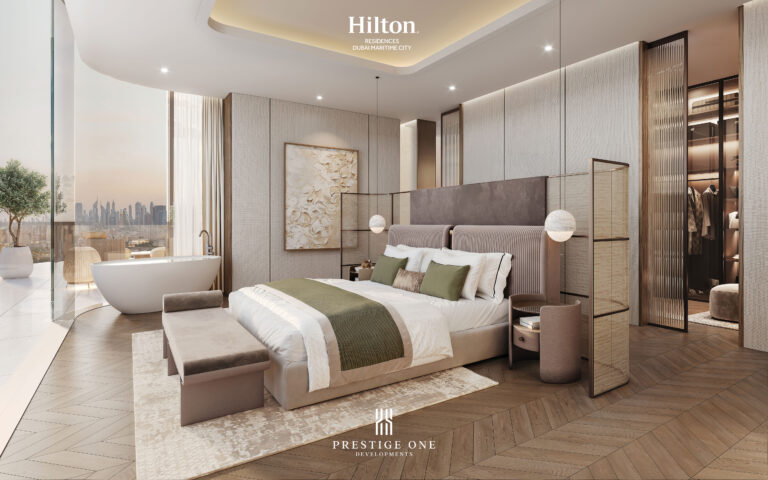 Penthouse_Master-Bedroom- Hilton Residences DMC
