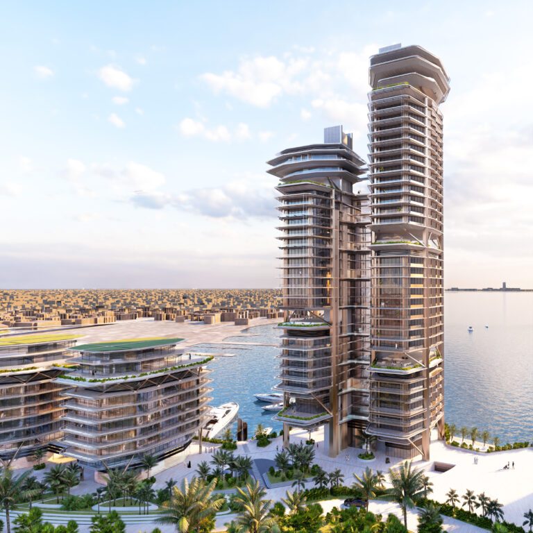 Exterior render - Peninsula Dubai Residences - 3
