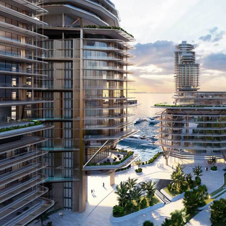 Exterior render - Peninsula Dubai Residences - 5