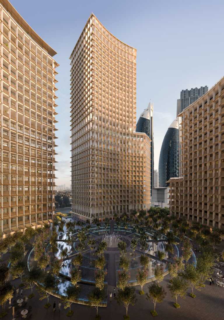 The Carlyle Residences Dubai - EXT - To Water Feature