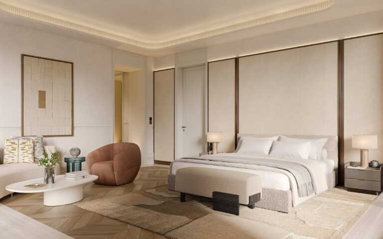 The Carlyle Residences Dubai - INT - Apt5a - Master Bedroom