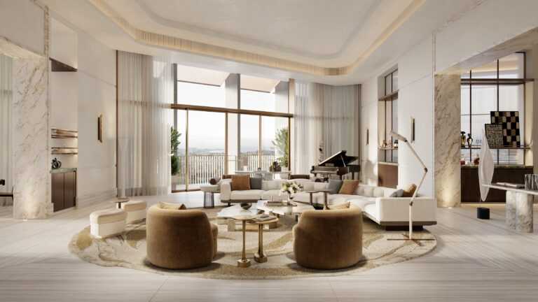The Carlyle Residences Dubai - INT - Penthouse Living - 02