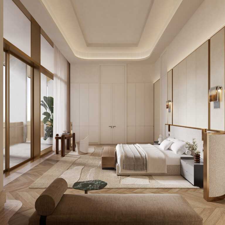 The Carlyle Residences Dubai - INT - Penthouse - Master Bedroom