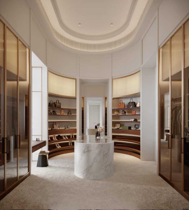 The Carlyle Residences Dubai - INT - Penthouse - Master Dressing